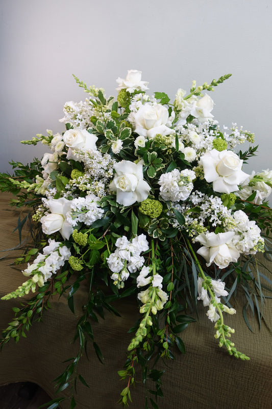 Sympathy Flowers Casket Piece image 1