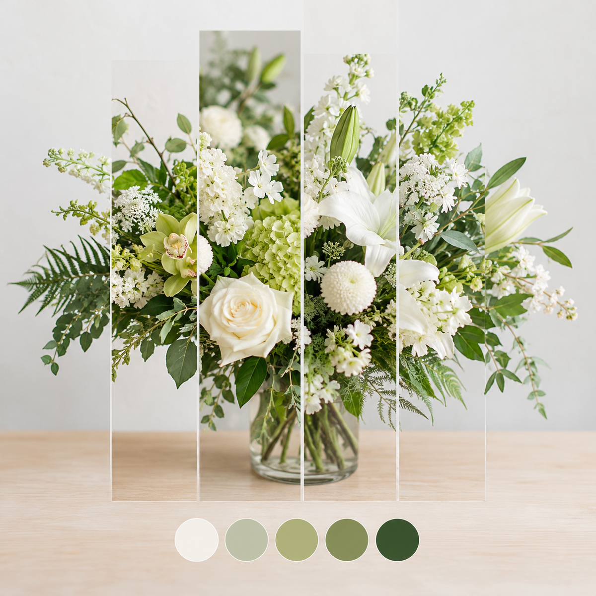Designer's Choice: Whites + Greens