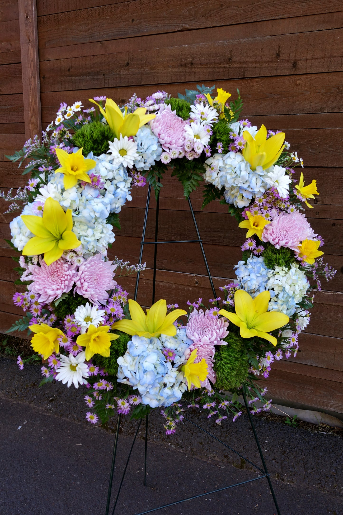 Sympathy Flowers Floral Wreath image 1